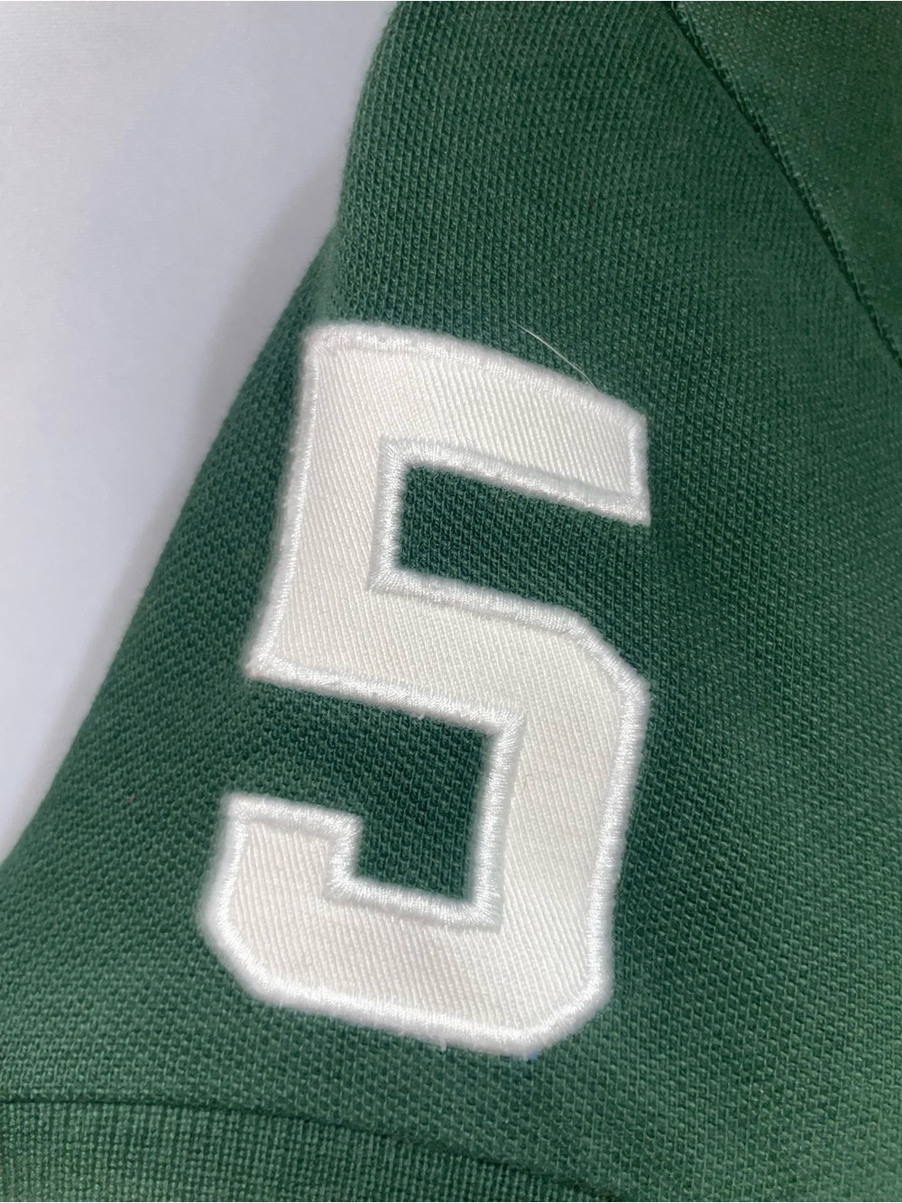 Ralph Lauren Green Polo with Gold Milan Embroidery - Picture 6 of 6